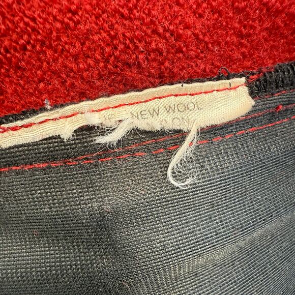 Ibex Jacket Men's M Red Black 100% New Wool Full Zip Made in the USA - Picture 9 of 12